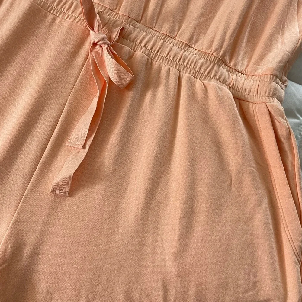 Amazon Essentials Orange V Neck Short Sleeve Romper XL - Picture 4 of 9